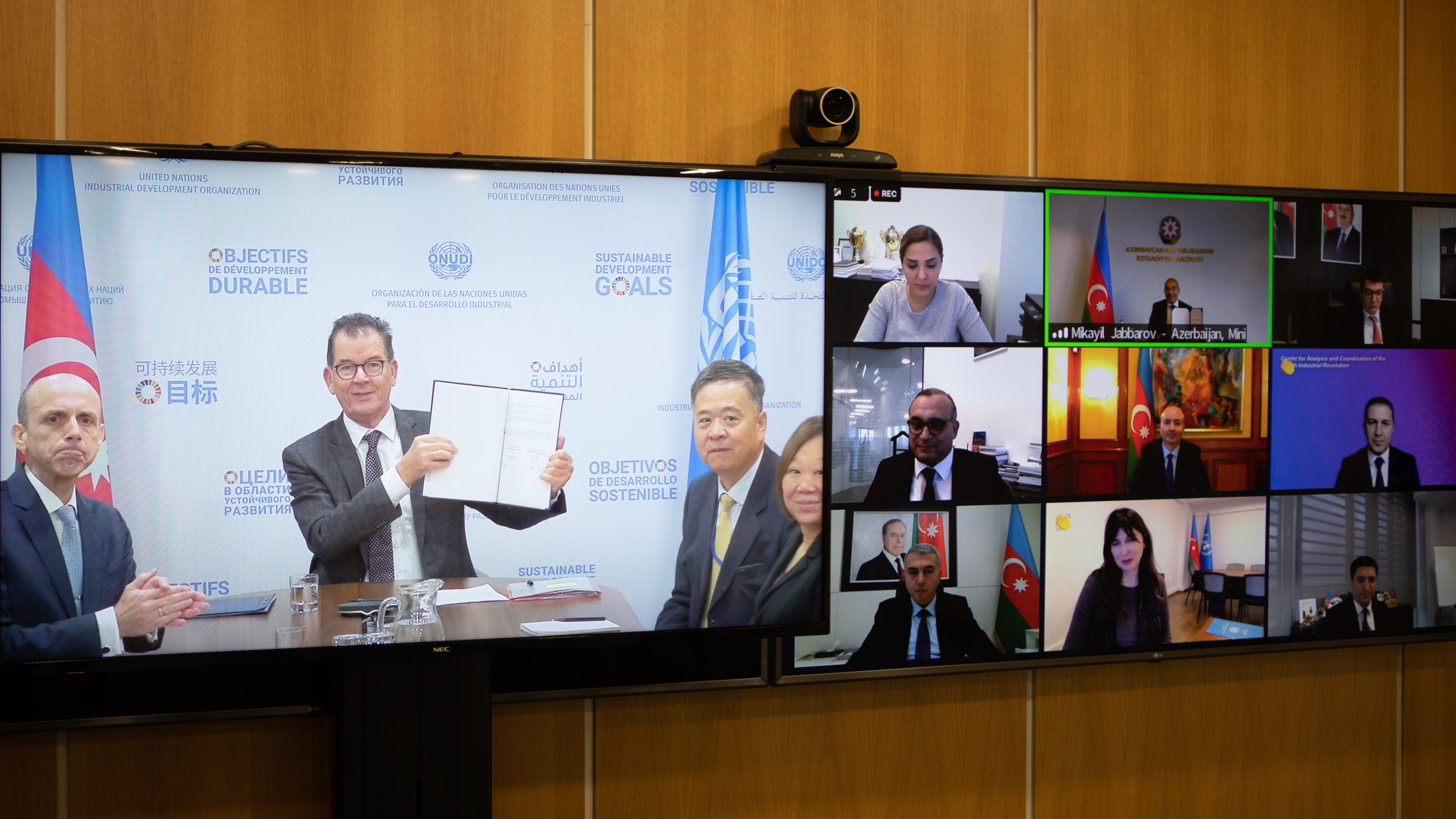 UNIDO-Azerbaijan signs Cooperation Framework