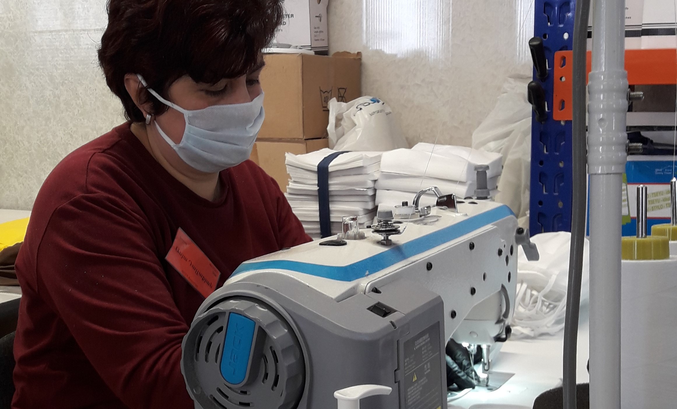  Armenian apparel manufacturer starts producing masks to help fight coronavirus